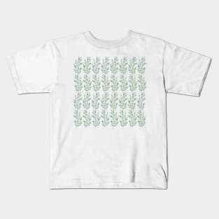 Abstract Juniper Branch | Embroidery Pattern | Botanical Kids T-Shirt